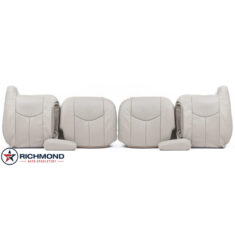 2004-2006 Cadillac Escalade PLATINUM EDITION Replacement Leather Seat Covers: Driver & Passenger Complete, Tan