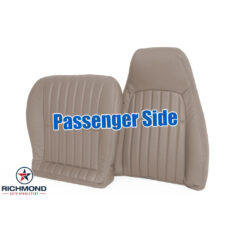 1997-2002 Chevy Camaro Z28 RS SS Replacement Leather Seat Covers: Passenger Side Complete, Tan