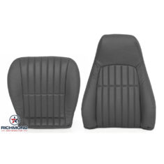 1997-1999 Chevy Camaro Z28 RS SS Replacement Leather Seat Covers: Driver Side Complete, Dark Gray