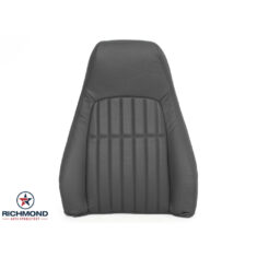 1997-1999 Chevy Camaro Z28 RS SS Replacement Leather Seat Cover: Driver Side Lean Back, Dark Gray