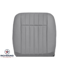 1994-1996 Chevy Impala SS Replacement Perforated Leather Seat Cover: Driver Side Bottom, Gray