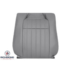 1994-1996 Chevy Impala SS Replacement Perforated Leather Seat Cover: Driver Side Lean Back, Gray