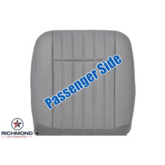 1994-1996 Chevy Impala SS Replacement Perforated Leather Seat Cover: Passenger Side Bottom, Gray