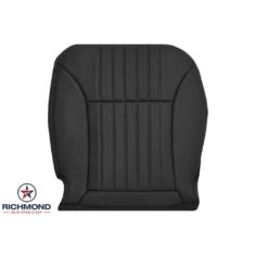2000-2005 Chevy Monte Carlo 2-Door Coupe Replacement Perforated Leather Seat Cover: Driver Side Bottom, Black