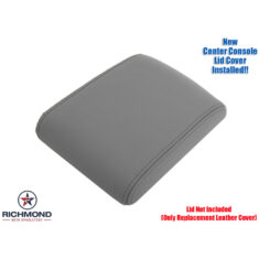 2018-2022 Toyota Sequoia Replacement Genuine Leather Center Console Lid Cover, Gray