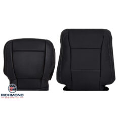 2017-2018 Ford F-250 Lariat Replacement Leather Seat Covers: Driver Side Complete, Black Perforated