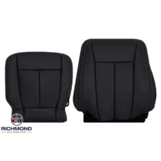 2020-2022 Ford F-250 Lariat Replacement Leather Seat Covers: Driver Side Complete, Black Perforated