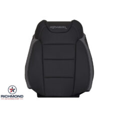 2017-2020 Ford F-150 RAPTOR Replacement Perforated Leather Seat Cover: Driver Side Lean Back, Black