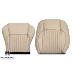 2004-2005 Ford Thunderbird Replacement Leather Seat Covers: Driver Side Complete, Light Oak Tan