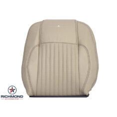 2004-2005 Ford Thunderbird Replacement Leather Seat Cover: Driver Side Lean Back, Light Oak Tan