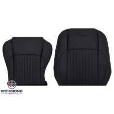 2004-2005 Ford Thunderbird Replacement Leather Seat Covers: Driver Side Complete, Black
