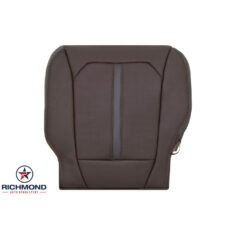 2017 Ford F-250 Platinum Edition Replacement Leather Seat Cover: Driver Side Bottom, Brunello Brown