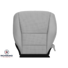 2013-2017 Honda Accord 4-Door Replacement Leather Seat Cover: Driver Side Bottom, Gray Perforated