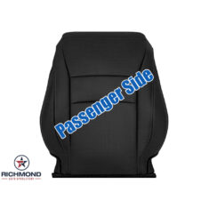 2015-2017 Honda Accord 4-Door Replacement Leather Seat Cover: Passenger Side Lean Back, Black Perforated