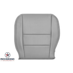 2017-2025 Honda Ridgeline Replacement Leather Seat Cover: Driver Side Bottom, Gray Perforated