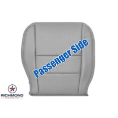 2017-2025 Honda Ridgeline Replacement Leather Seat Cover: Passenger Side Bottom, Gray Perforated