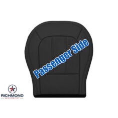 2010-2015 Hyundai Tucson Replacement Perforated Leather Seat Cover: Passenger Side Bottom, Black