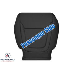 2022-2024 Hyundai Tucson Replacement Leather Seat Cover: Passenger Side Bottom, Black Perforated