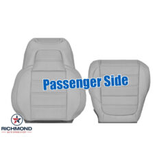 2017-2019 Honda CR-V Replacement Perforated Leather Seat Covers: Passenger Side Complete, Gray Perforated