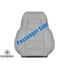 2017-2019 Honda CR-V Replacement Perforated Leather Seat Cover: Passenger Side Lean Back, Gray Perforated