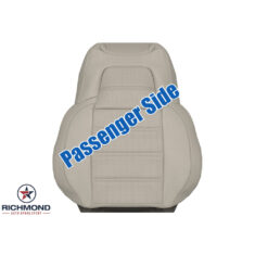 2017-2019 Honda CR-V Replacement Perforated Leather Seat Cover: Passenger Side Lean Back, Tan Perforated