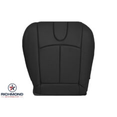 2007-2008 Infiniti G35 Sedan 4-Door Replacement Leather Seat Cover: Driver Side Bottom, Black Perforated