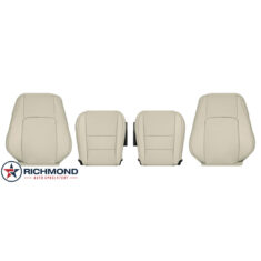 2014-2016 Lexus IS200t IS250 IS300 IS350 4-Door Sedan Replacement Leather Seat Covers: Driver & Passenger Complete, Tan Perforated