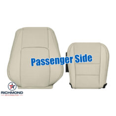 2014-2016 Lexus IS200t IS250 IS300 IS350 4-Door Sedan Replacement Leather Seat Covers: Passenger Side Complete, Tan Perforated