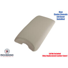 2007-2012 Lexus LS600 Replacement Leather Center Console Lid Cover, Cashmere Tan