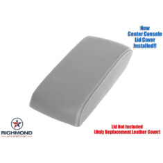 2006-2008 Lexus IS250 IS350 4-Door Sedan Replacement Genuine Leather Center Console Lid Cover, Gray