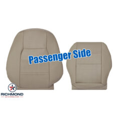 2008-2012 Mercedes-Benz GLK250 GLK350 Replacement Leather Seat Covers: Passenger Side Complete, Tan