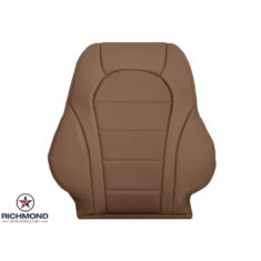 2016-2022 Mercedes-Benz GLC250 GLC300 GLC300e GLC350e Replacement Leather Seat Cover: Driver Side Lean Back, Saddle Brown