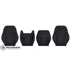 2016-2022 Mercedes-Benz GLC250 GLC300 GLC300e GLC350e Replacement Leather Seat Covers: Driver & Passenger Complete, Black
