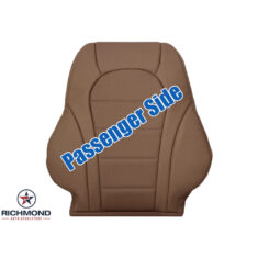 2016-2022 Mercedes-Benz GLC250 GLC300 GLC300e GLC350e Replacement Leather Seat Cover: Passenger Side Lean Back, Saddle Brown