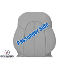 1997-2003 Mercedes-Benz CLK320 CLK430 Replacement Leather Seat Cover: Passenger Side Lean Back, Gray Perforated