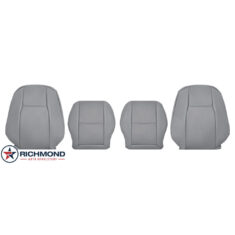 2008-2015 Mercedes-Benz GLK250 GLK350 Sport Replacement Leather Seat Covers: Driver & Passenger Complete, Gray