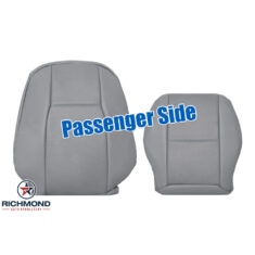 2008-2015 Mercedes-Benz GLK250 GLK350 Sport Replacement Leather Seat Covers: Passenger Side Complete, Gray
