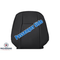 2008-2015 Mercedes-Benz GLK250 GLK350 Sport Replacement Leather Seat Cover: Passenger Side Lean Back, Black