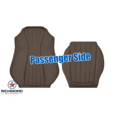 2021-2023 Mercedes-Benz E300 E350 E450 Replacement Leather Seat Covers: Passenger Side Complete, Brown