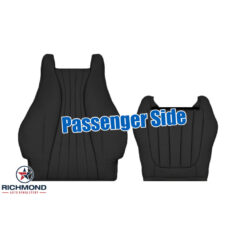 2018-2023 Mercedes-Benz E400 E450 2-Door Coupe Replacement Leather Seat Covers: Passenger Side Complete, Black Perforated