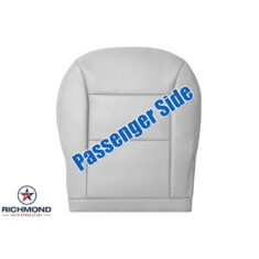 2014-2015 Mercedes-Benz CLA250 Replacement Leather Seat Cover: Passenger Side Bottom, Light Gray
