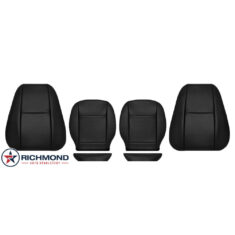 2019-2026 Mercedes-Benz Sprinter Replacement Leather Seat Covers: Driver & Passenger Complete, Black