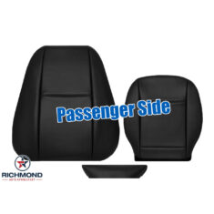 2019-2026 Mercedes-Benz Sprinter Replacement Leather Seat Covers: Passenger Side Complete, Black