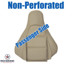 1999-2000 Mazda MX-5 Miata Replacement Leather Seat Cover: Passenger Side Lean Back, Tan Non-Perforated
