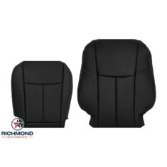 2016-2018 Nissan Altima Replacement Leather Seat Covers: Driver Side Complete, Black Perforated