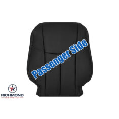 2016-2018 Nissan Altima Replacement Leather Seat Cover: Passenger Side Lean Back, Black Perforated