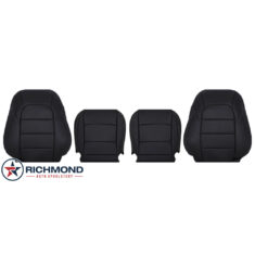 2019-2025 Nissan Altima Replacement Leather Seat Covers: Driver & Passenger Complete, Black Perforated