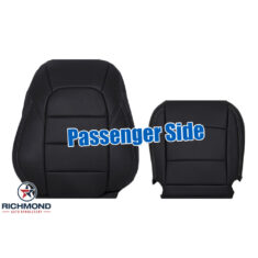 2019-2025 Nissan Altima Replacement Leather Seat Covers: Passenger Side Complete, Black Perforated