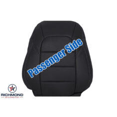 2019-2025 Nissan Altima Replacement Leather Seat Cover: Passenger Side Lean Back, Black Perforated
