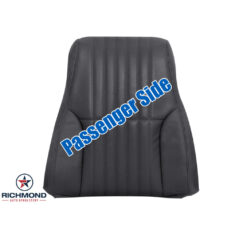 2000-2002 Pontiac Firebird Trans Am Replacement Perforated Leather Seat Cover: Passenger Side Lean Back, Black